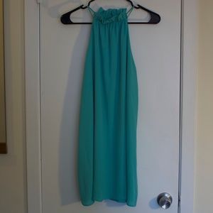 Turquoise Mini Dress